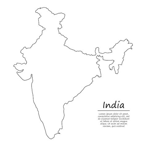 Update 79+ map of india sketch best - in.eteachers