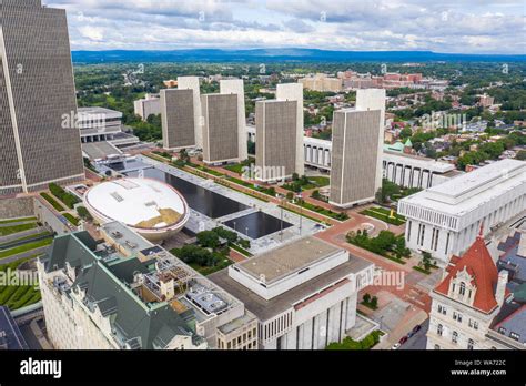 Empire State Plaza, Albany, New York, USA Stock Photo - Alamy