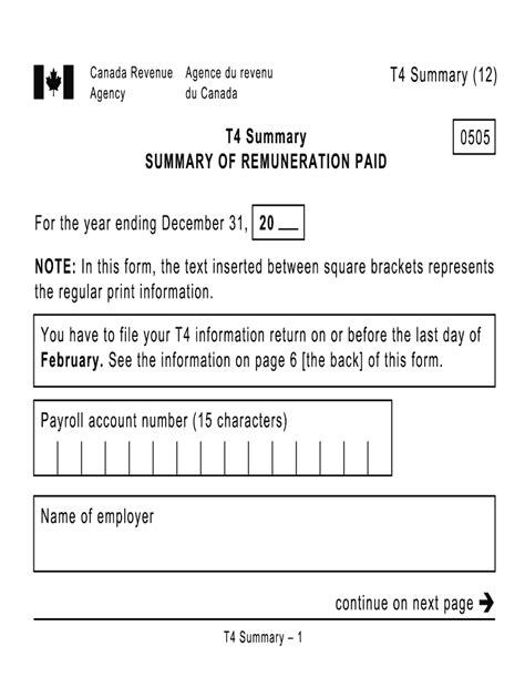 T4 summary: Fill out & sign online | DocHub