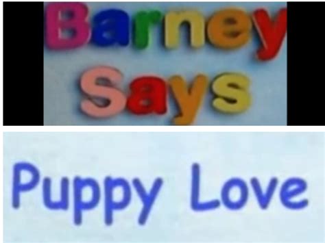 Barney Says Segment (Puppy Love) | Barney&Friends Wiki | FANDOM powered ...