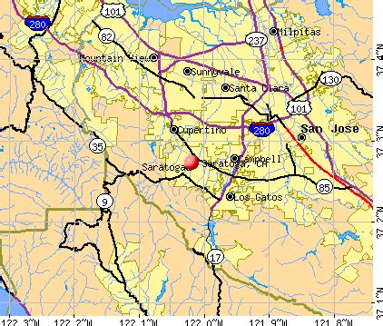 Saratoga, California (CA 95070) profile: population, maps, real estate, averages, homes ...