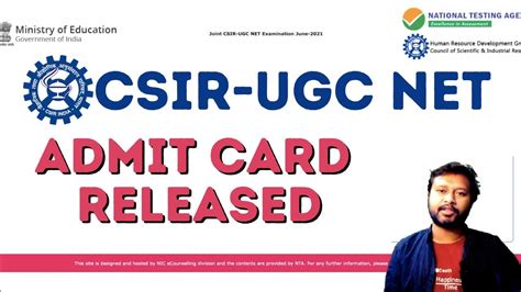 CSIR NET: Admit Card Released | Download Now | How to Download | Self Declaration Form - YouTube