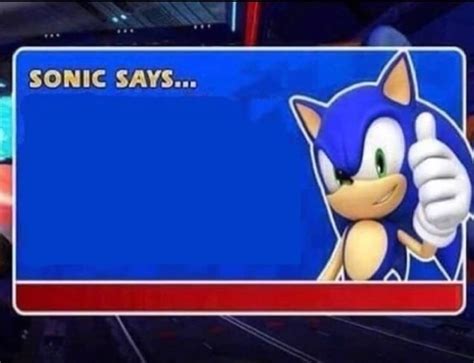 Sonic Says Template