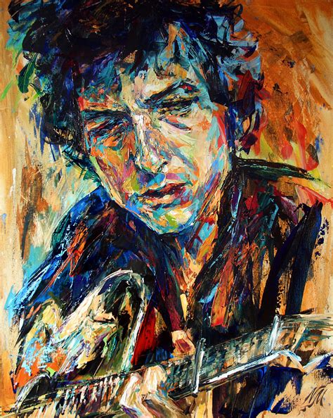 Bob Dylan Acrylic Painting By Natasha Mylius | absolutearts.com