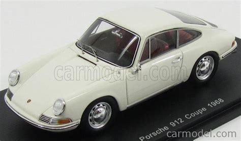 SPARK-MODEL S4923 Scale 1/43 | PORSCHE 911 912 COUPE 1968 WHITE