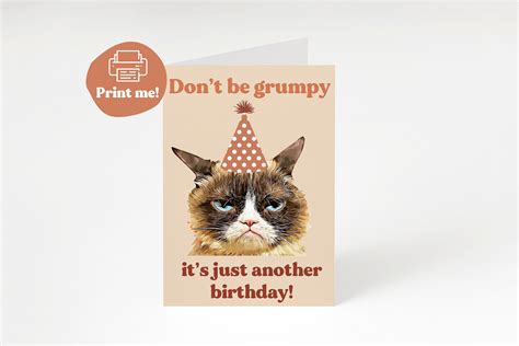 Happy Birthday To Me Grumpy Cat