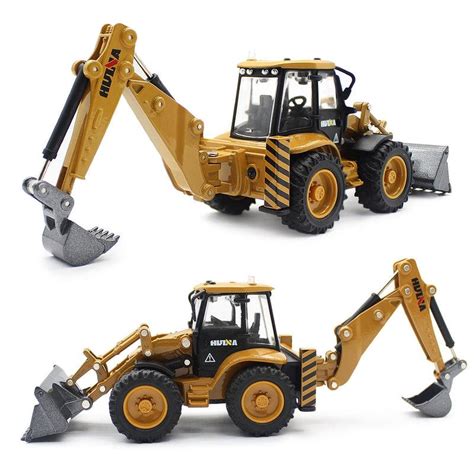 1/50 Scale Metal Alloy Backhoe Toy