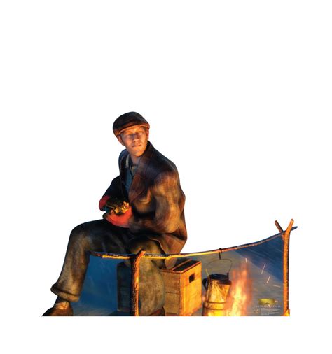 Life-size Hobo from The Polar Express Cardboard Standup