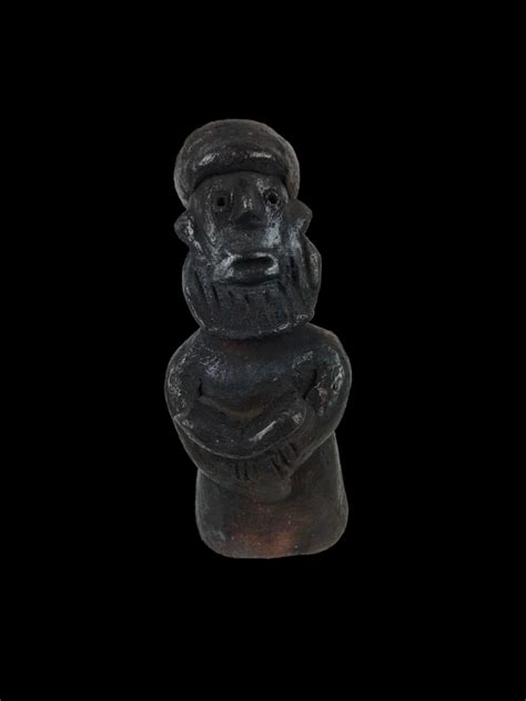 A Hand Formed Pottery 'rabbi' Figure: Jewish Falasha Culture: Ethiopia ...