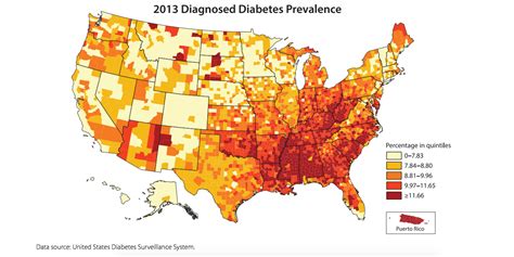 Map of diabetes rates in the US - Business Insider