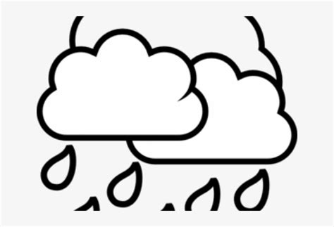 Rain Clipart Drawing - Rain Cloud Coloring Pages - 640x480 PNG Download ...