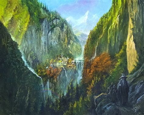 Lord of the Rings Fellowship of the Ring Leaving Rivendell - Etsy