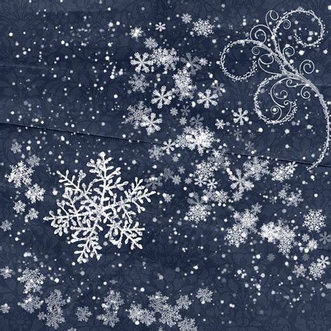 Snowflakes Photo Overlays ID027 | Etsy