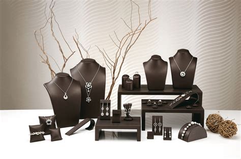 The Jewellery Display Sets available in Cream White, Brown or Black ...