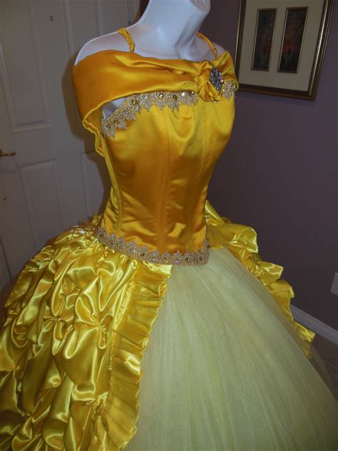 Belle, Beauty and the Beast Costume, Custom Belle Costume Sz L - Etsy