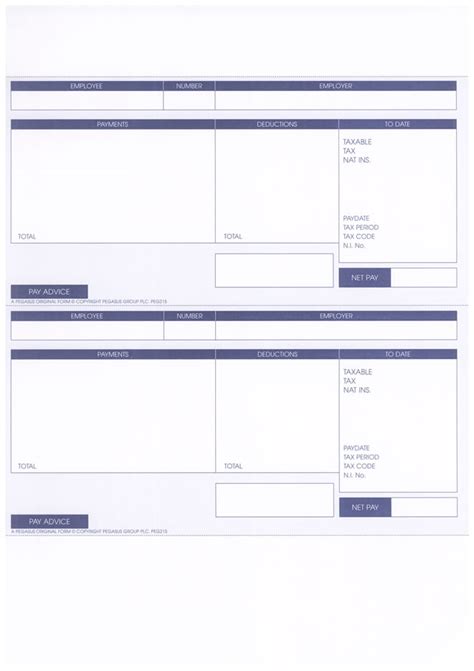 Uk Payslip Template Excel