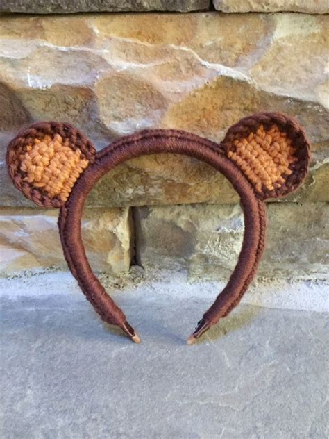 Bear Ears Headband Crochet Teddy Bear Ears Hair Band - Etsy