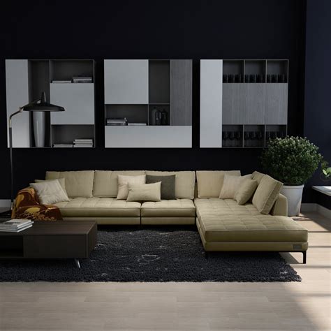 Italian Fabric Sofa Set Living Room Furniture - China L Shape Sofas and ...