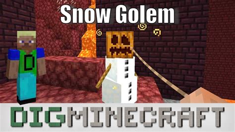 Snow Golem in Minecraft (also called Snow Man)