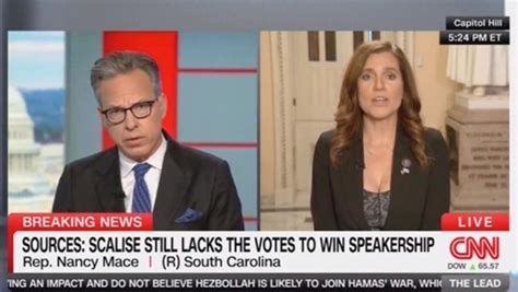 Jake Tapper stunned by Nancy Mace’s claims about speaker vote