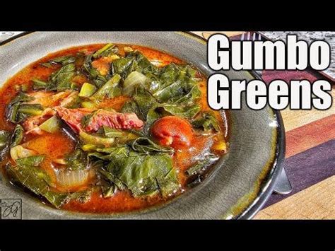 Gumbo Style Collard Greens | Gumbo Greens - YouTube | Greens recipe, Collard greens, Gumbo recipe