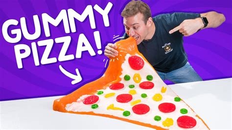 GIANT Gummy Pizza Slice! | A.T. #149 - YouTube