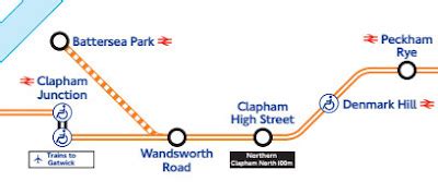 Battersea Park Station Map