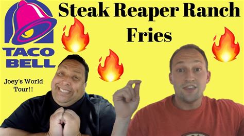 Taco Bell's Steak Reaper Ranch Fries Ft. Joey's World Tour | MegaCanaga ...