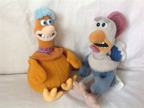 Chicken Run Vintage Set of Two Soft Toys Aardman Dreamworks Top Notch ...