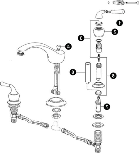 Moen 1225 Moen Kitchen Faucet Parts Diagram - Moen Single Handle Kitchen Faucet Parts Diagram ...