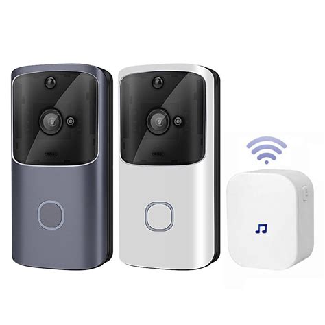 M10S mini WiFi Smart Video Doorbell Camera, 720P HD Wireless Remote Home Security Doorbell ...