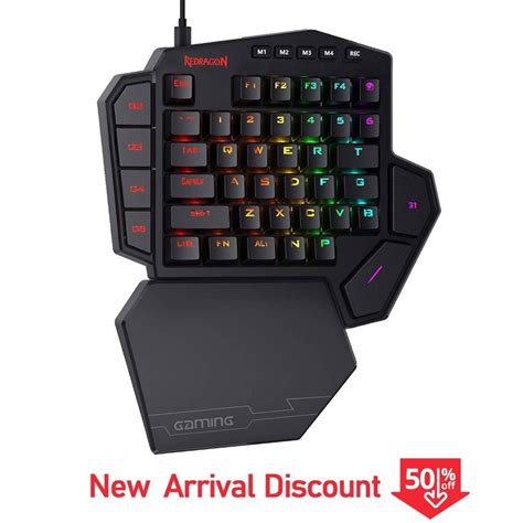 Redragon K585 DITI One-Handed RGB Mechanical Gaming Keyboard 42 Keys ...