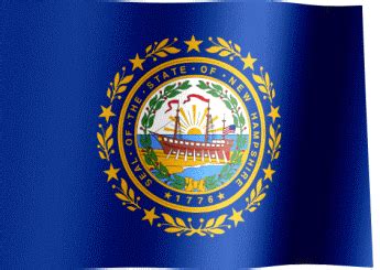 New Hampshire Flag GIF | All Waving Flags