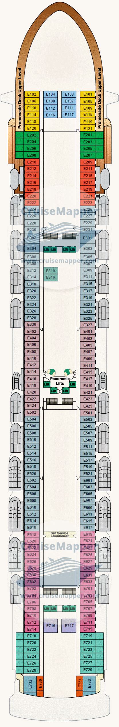 Pacific Encounter deck 21 plan | CruiseMapper