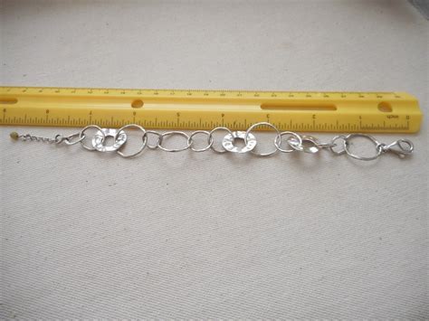 Silpada Sterling Silver Paper Chain Link Bracelet B12… - Gem