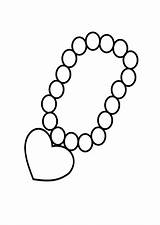 Diy Necklace Coloring Pages sketch template