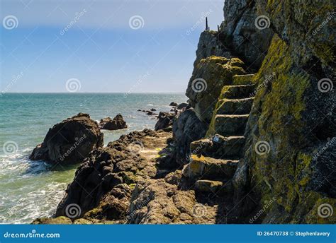 Coastal Path stock photo. Image of horizon, ocean, incline - 26470738