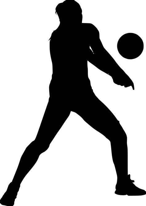 10 Volleyball Silhouette (PNG Transparent) | OnlyGFX.com