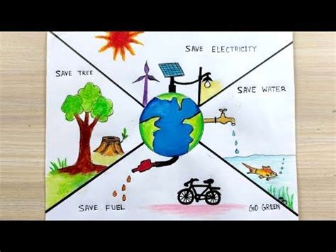 Conservation Of Natural Resources Drawing