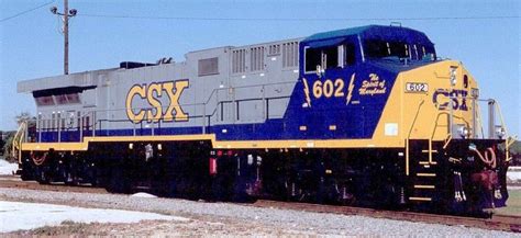 CSX #602, GE AC6000CW, GE 7HDL-16, 6000 HP, 303 units built in 1995 ...