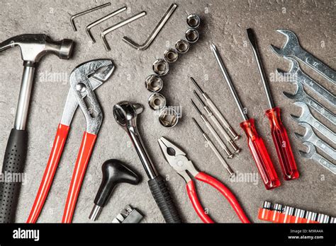 DIY Tools set Stock Photo - Alamy