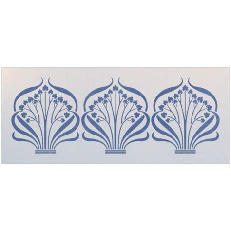 Art Nouveau Border 3 Stencil | The Artful Stencil