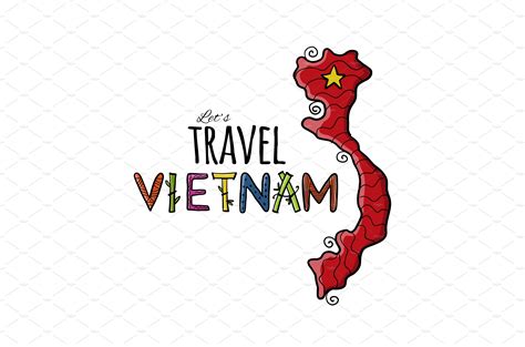 Vietnam map, sketch for your design | Pre-Designed Vector Graphics ~ Creative Market