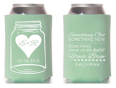 21 Ideas for Wedding Favor Koozies – Home, Family, Style and Art Ideas