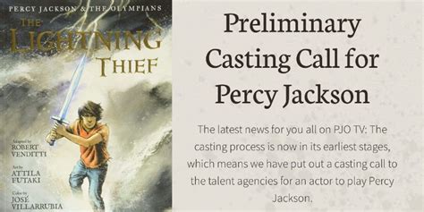 Disney+ Percy Jackson Show Begins Casting Process – The Legend