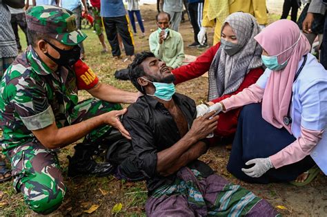 Rohingya refugees find shelter as boat lands in Indonesia's Aceh ...