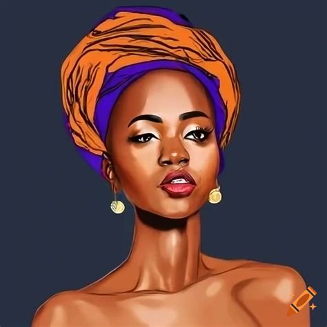 Portrait of an african woman