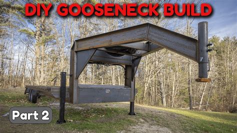 Gooseneck Trailer Build Part 2: Hydraulic Jacks, Toolboxes, and a Winch - YouTube