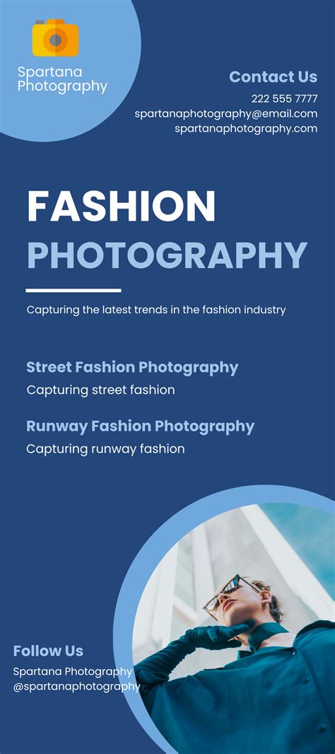 Free Fashion Photography DL Card Template - Edit Online & Download | Template.net