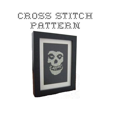 DIY Crimson Ghost Misfits Logo Inspired .pdf Original Cross Stitch ...